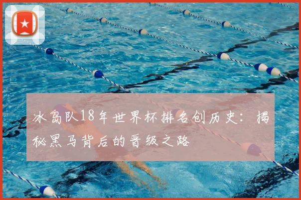 冰岛队18年世界杯排名创历史：揭秘黑马背后的晋级之路